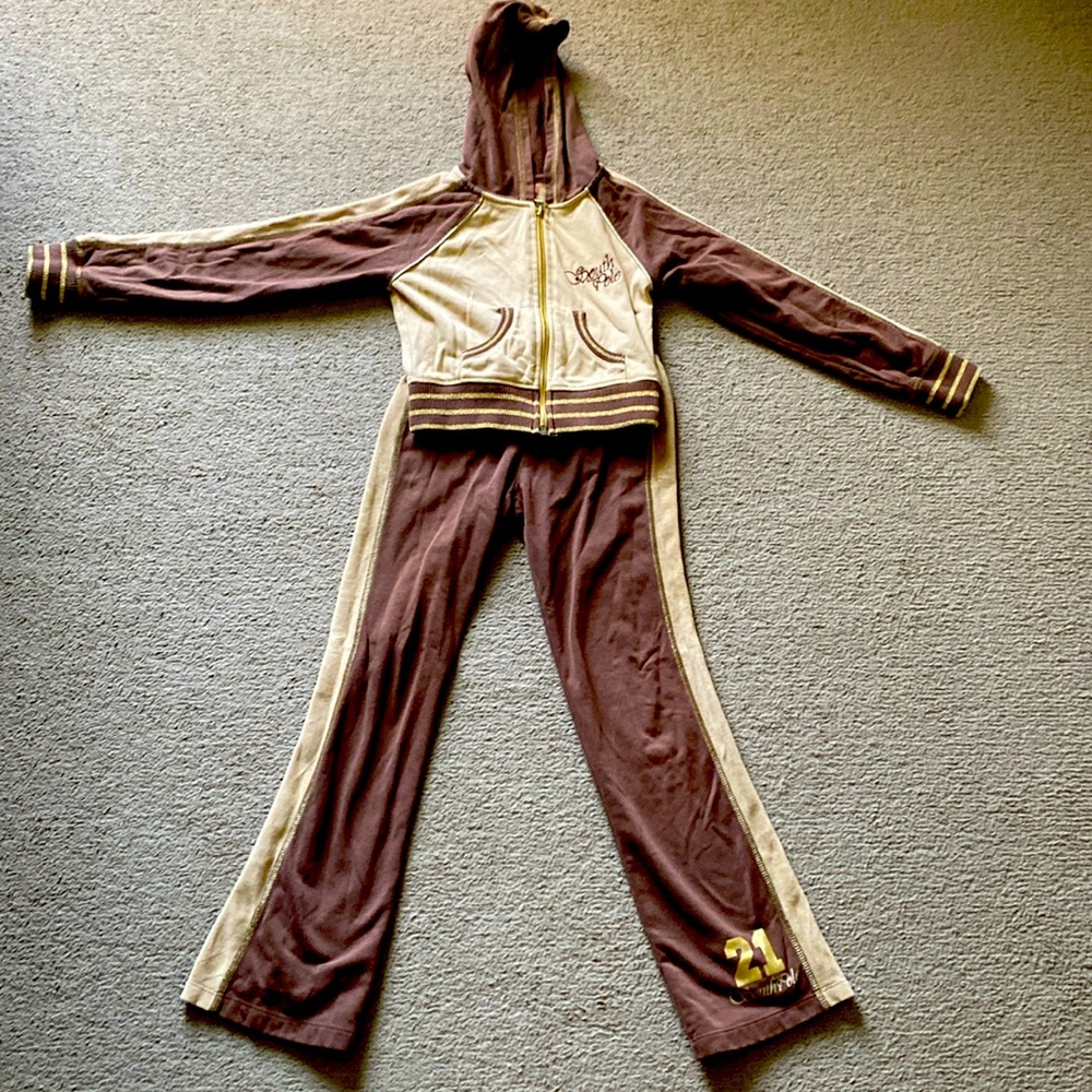 Vintage Track Suit Matching Set for Girls